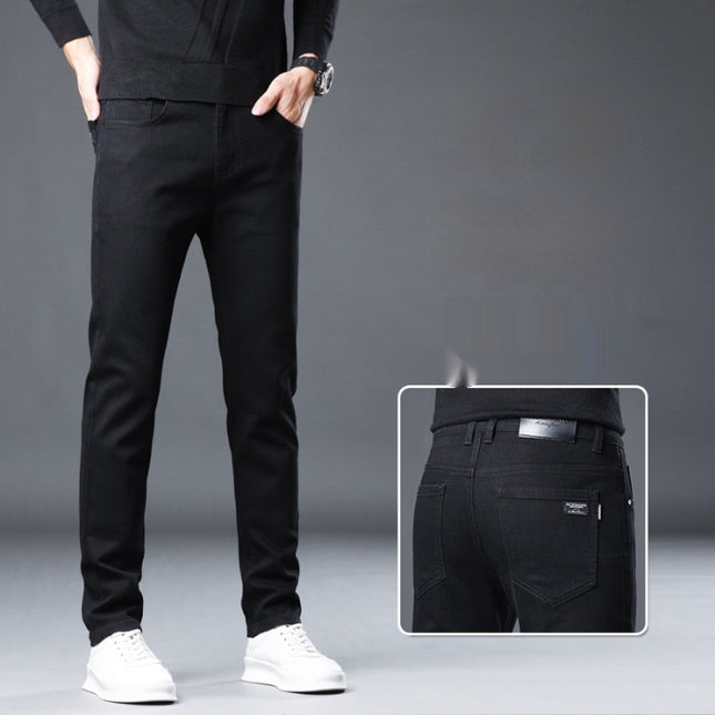 Versatile Stretch Slim Straight Jeans