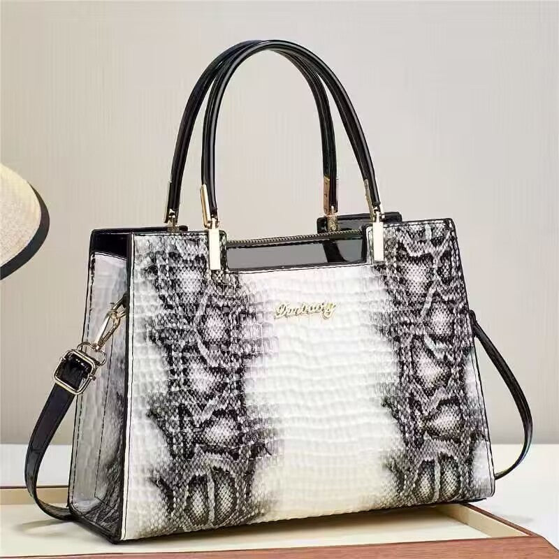 Korean Leather One-shoulder Large Bags