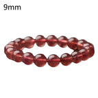 Natural Strawberry Quartz / 9mm Quartz