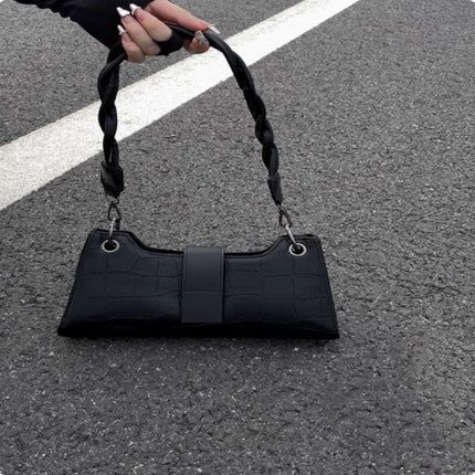 A High-end Texture Single Shoulder Baguette Bag