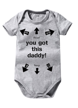 Cotton Baby Siamese Triangle Romper - 0-24 Months