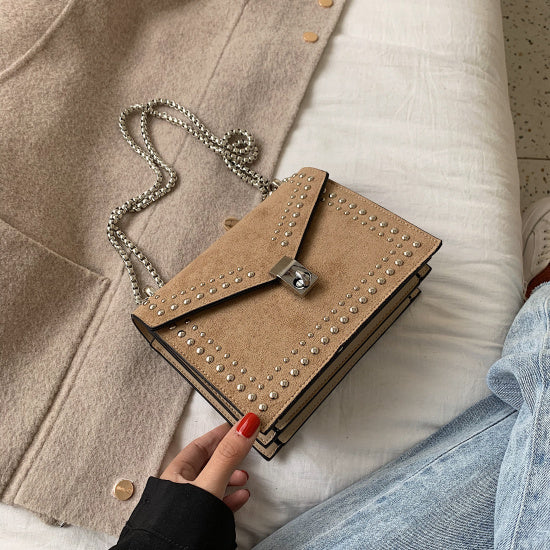 Leather Scrub Shoulder Handbags