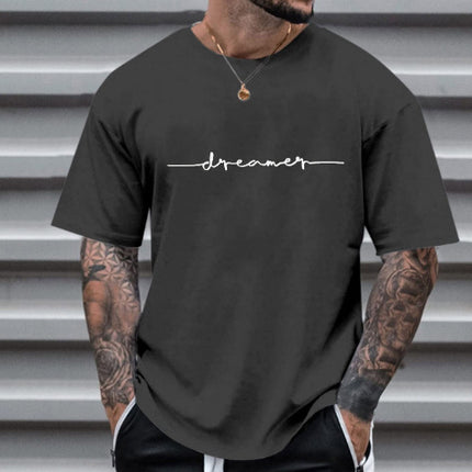 Loose And Comfortable Round Neck Short Sleeve