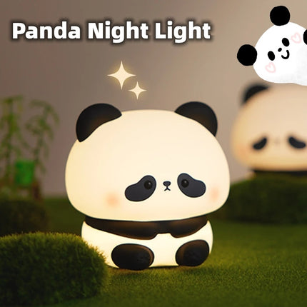 Cute Panda Silicone LED Night Light Touch