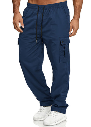 Men’s Loose Fit Straight-Leg Workwear Pants – Outdoor Utility Trousers
