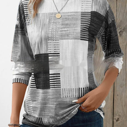 Round Neck Long Sleeve Sweater