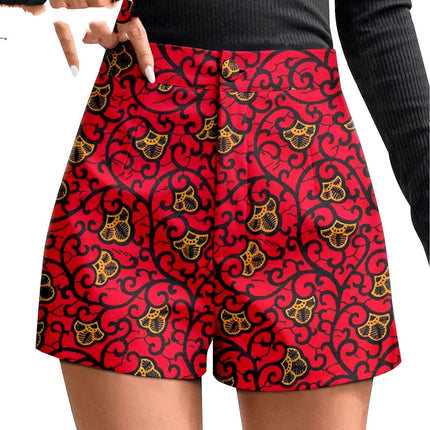 African Duplex Cotton Batik Shorts