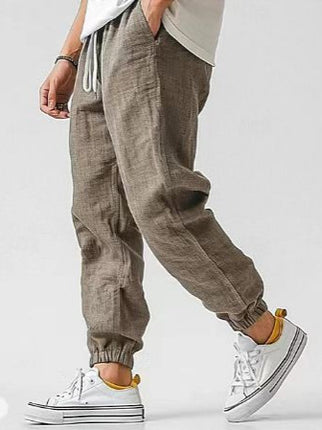 Slim-fit Ankle Banded Slacks Pants