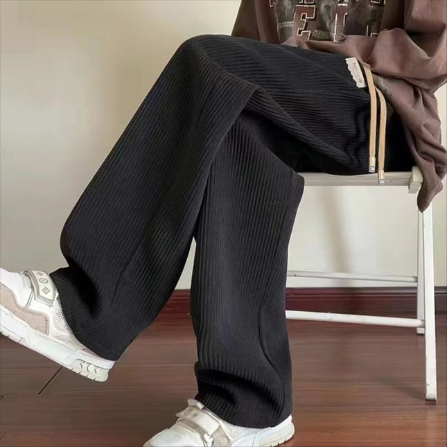 Men's Spring and Autumn Loose Straight Casual Pants