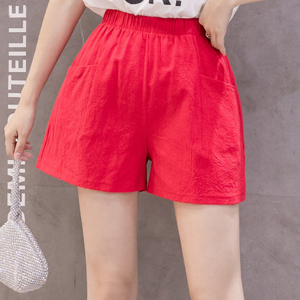 Korean Style High Waist Loose Shorts