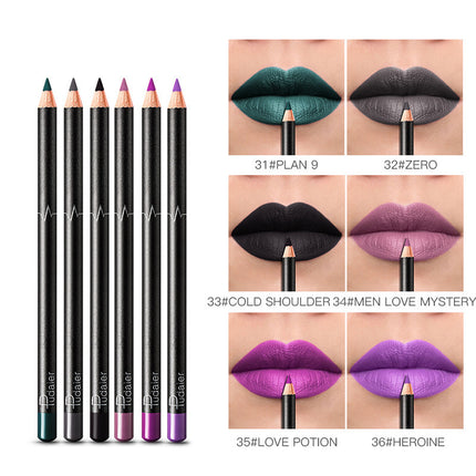 PUDAIER Lipliner Waterproof Set of 6