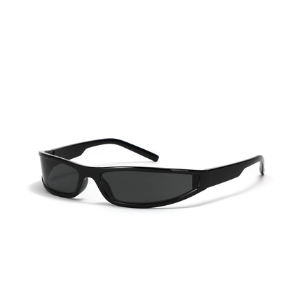 Y2G Futuristic Sleek Tech-Style Narrow Frame Sunglasses UV400
