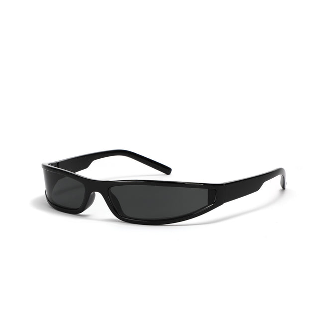 Y2G Futuristic Sleek Tech-Style Narrow Frame Sunglasses UV400