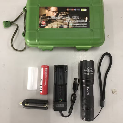 Strong Rechargeable Waterproof Flashlight