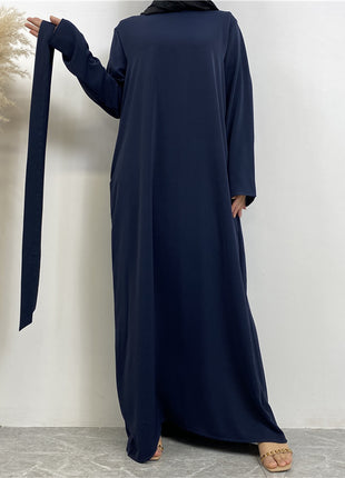 Lace Up Pocket Abaya