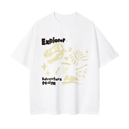 Dinosaur Printed Double Yarn Cotton