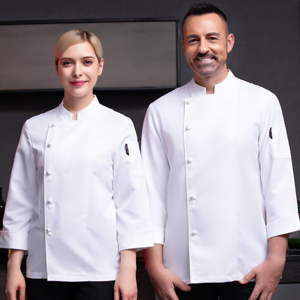 Long Sleeve Autumn And Winter Men's And Women's Chef Uniform