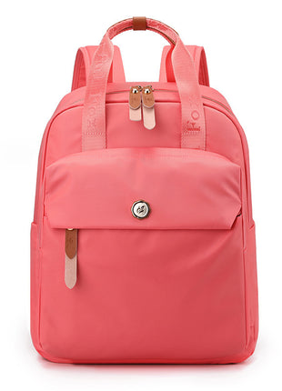 Korean Trend Outdoor Backpack | Retro Nylon Everyday Travel Bag