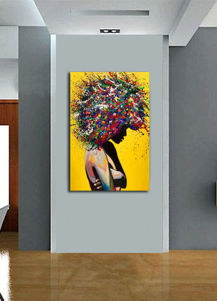 فتاة الورد - 60×90 سم