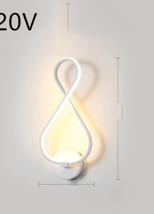 مصباح جداري نورديك LED 220 فولت