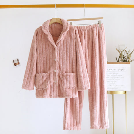 Pijama Sencillo de Forro Polar Coral