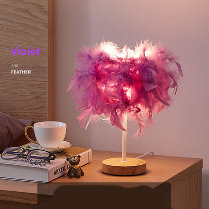 Feather Table Lamp