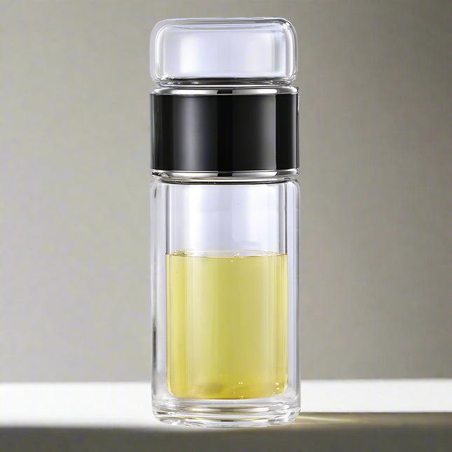 Tea Double-layer Glass Separation Cup