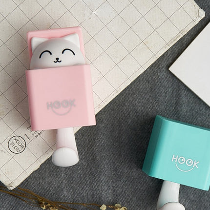 Adorable Cat Hook Wall Hanger Set of 4