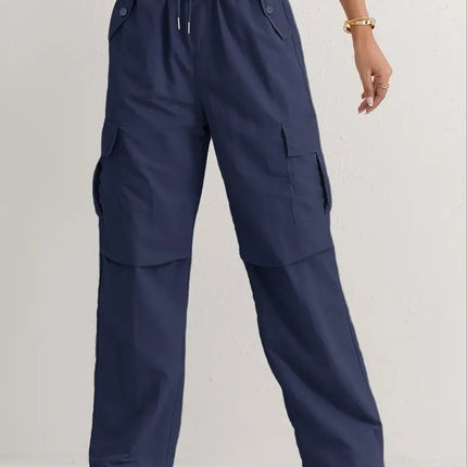 High Waist Drooping Quick-drying Leisure Wide Leg Track Pants