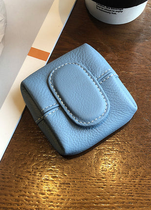 Cowhide Coin Purse & Key Case