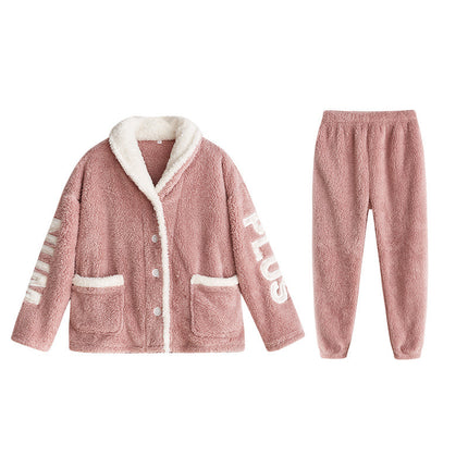 Keep Warm Coral Velvet Pyjamas