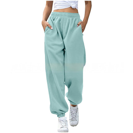 High Waisted Loose Sports Pants