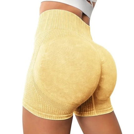High-waisted Hip-lifting Quick-drying Tight Running Sports Shorts
