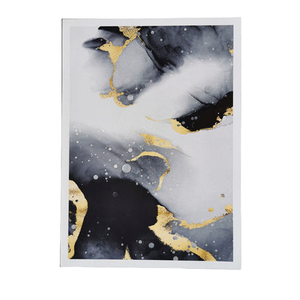 Black & Gold Marble - 60x80 cm