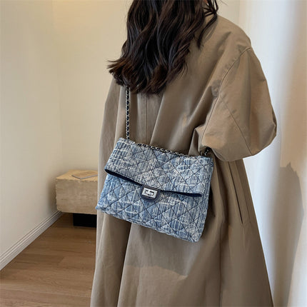 Personality Distressed Chain Handbag