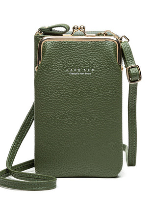 Lychee Pattern Diagonal Shoulder Purse Bag