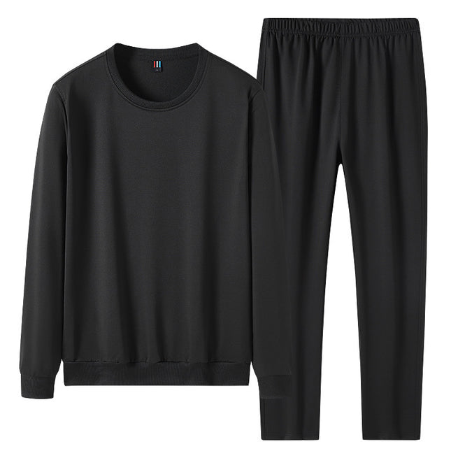 Spring And Autumn No Metal No Drawstring No Pocket Suit Casual Sweatshirt Trousers