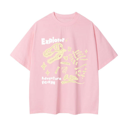 Dinosaur Printed Double Yarn Cotton