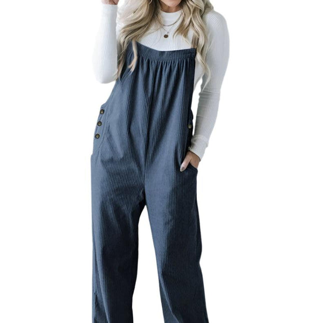 Straight Cropped Overall