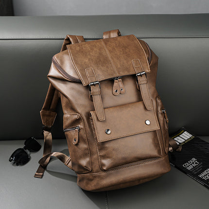 Large Capacity Korean Casual Retro Backpack