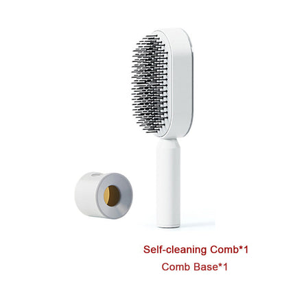 One-click Self-Cleaning Hairbrush