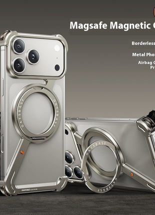 iPhone 17 Metal Frame Magnetic Case