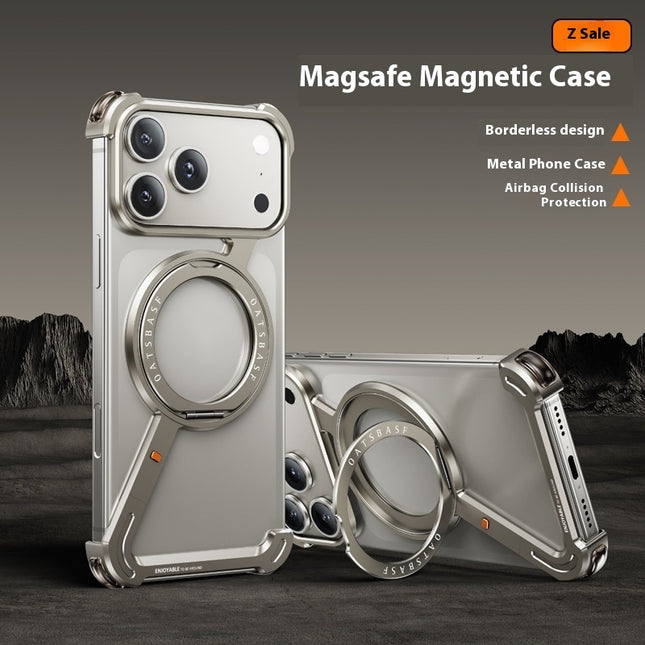 iPhone 17 Metal Frame Magnetic Case