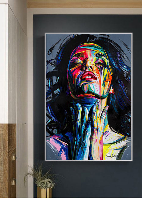Chica humeante - 60x80 cm