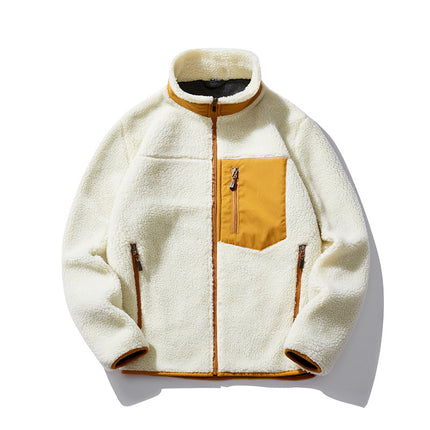 Imitated Lamb Velvet Casual Jacket