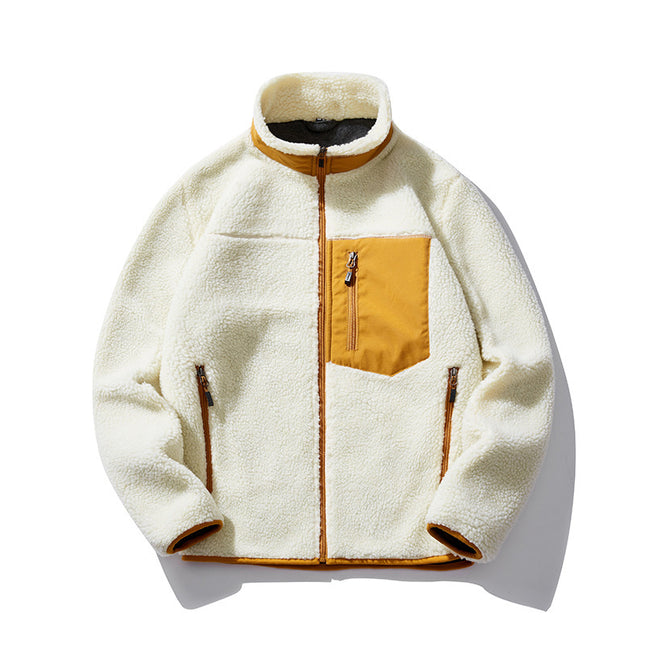 Imitated Lamb Velvet Casual Jacket