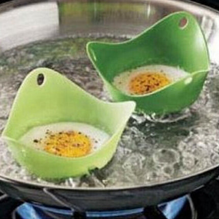Silicone Non-Stick Egg Poacher — Perfect Poached Eggs Every Time!