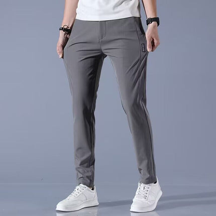 Loose Straight Stretch Trousers