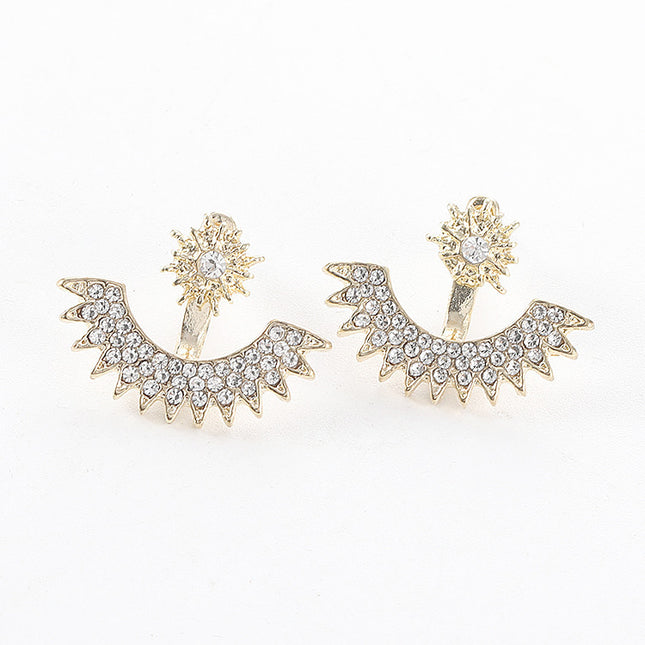 Gypsophila Multi-angle Rhinestone Earrings