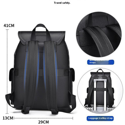 Curved Shoulder Strap New Casual Business Travel Backpack